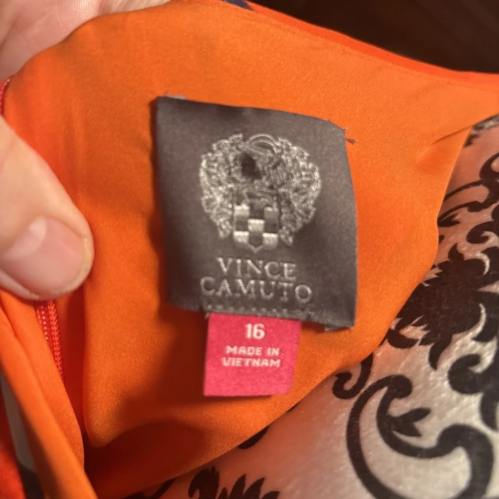 Vince Camuto Cold Shoulder Dress‎ Sz 16 NWT - Picture 2 of 6